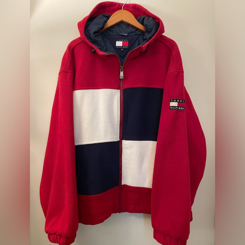 90's Tommy Hilfiger Flag Jacket
